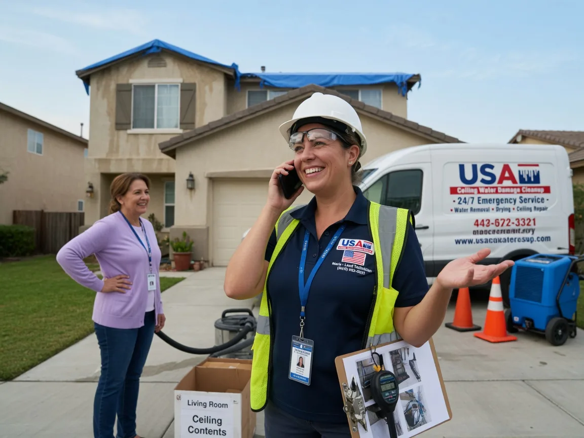 Ceiling Water Damage Restoration Ozawkie, KS FAQs